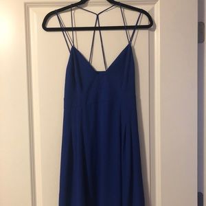 Silk spaghetti strap dress